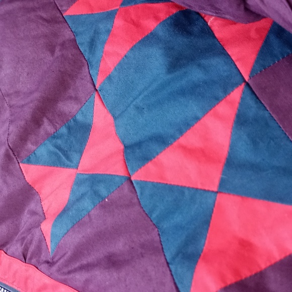 Vintage Northern Spirit Goose Down Quilt Pattern Beautiful Jacket UNISEX - Picture 7 of 10